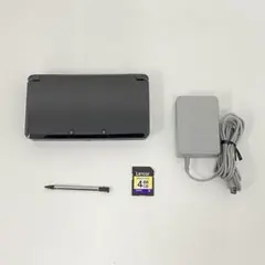 ニンテンドー3DS コスモブラック AC SD タッチペン付き 動作品 302