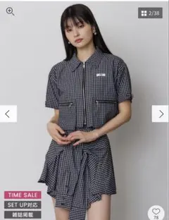 MURUA ハーフスリーブシャツ　ムルーア　新品未使用　タグ付き シャツのサムネイル
