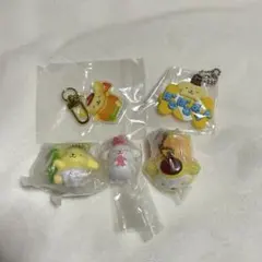 ポムポムプリン ガチャガチャ キーホルダー 5点セット