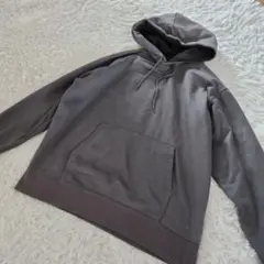 バックナンバー パーカー ダーク グレー L 裏起毛 綿混 コットンのサムネイル