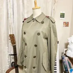 DAKS トレンチコート ベージュ 裏地チェック クラシック 英国トラッド
