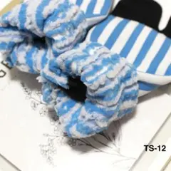 ꒰もこもこ꒱ ストライプ 足袋 ソックス 靴下 コーマ綿 極暖 防寒 登山A5d