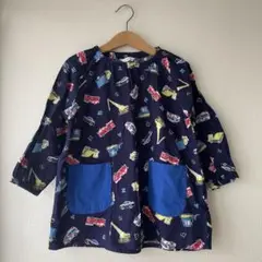 【美品】キャラLOVE 働く乗り物 スモック（110cm）