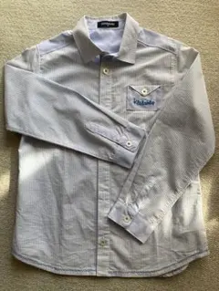 klädkåp ストライプ 長袖シャツ 130 男児