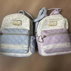 【RT-46542専用】すみっコぐらし　リュック　2個セット　水色&紫色