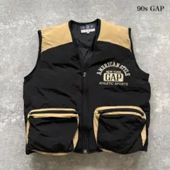 【OLD GAP】 オールドギャップ 90s ダウンベスト ヴィンテージ 黒