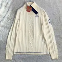 新品未使用タグ付✨Callaway　タートルネックニット　ゴルフウェア　ロゴ刺繍