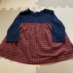 familiarベビー 長袖ワンピース80のサムネイル