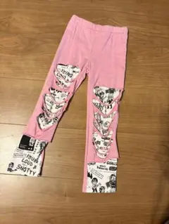 ヒスミニ　ダメージレギンス　スパッツ　100cm