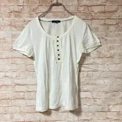 バーバリーロンドン BURBERRY カットソー Tシャツ 半袖 ロゴ刺繍 1