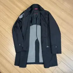 Mr. JUNKO ステンカラーコート ブラック Lサイズ