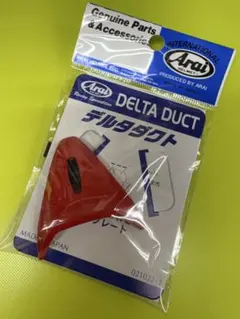 Arai 純正 101894 デルタダクト4 スポーツレッド SZ-RAM3