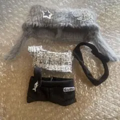 【4点セット】10cm 12cm ぬい服　ぬいぐるみ服　ちびぐるみ着せ替えぬい活