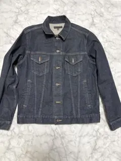 【希少】ユニクロ　デニムジャケット 先染め　XL インディゴ 美品　濃紺