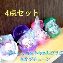 美少女戦士　セーラームーン サンリオキャラクターズ ラバーマスコット　4点セット