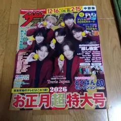 ザテレビジョン お正月超特大号 2026 TravisJapan 雑誌