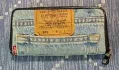 Levi Strauss & Co. デニム ラウンドファスナー 長財布のサムネイル