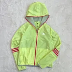 ◆アディダス　ウインドブレーカー　サムホール　ジッパー付ポケット　フルジップ