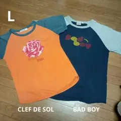 CLEF DE SOL＆BADBOY Tシャツ 2枚セット(L)のサムネイル
