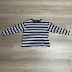 CIAOPANIC TYPY ボーダー長袖カットソー 130-140