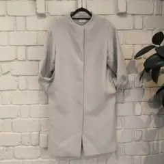 最終値下げ　PLST プラステ ロングコート　ノーカラー