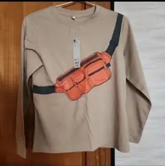 GU キッズ 長袖カットソー 150