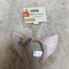 香港ディズニー　リーナベル　カチューシャキーチェーン