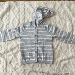 エイチアンドエム Ｈ&M ボーダー カーディガン 90