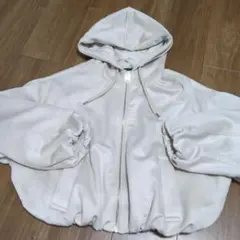 ZARA フェイクスエードショート丈パーカー M