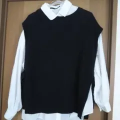 サイドリボンベスト