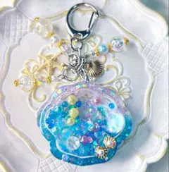 No.393 深海 トランプ シャカシャカキーホルダー シェイカー レジン