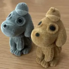 Dog ミニチュアフィギュア 2個