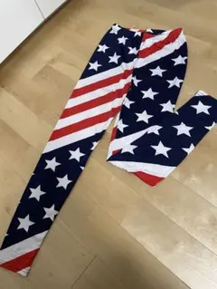 アメリカ国旗デザイン レギンス