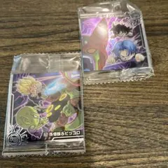 ドラゴンボールウエハース　シール２枚