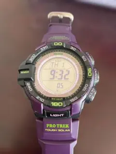 PRO TREK PRG-270 ソーラー デジタル腕時計 パープル