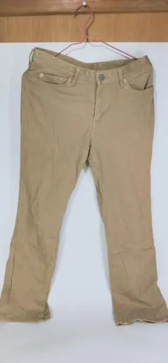 BOBSON HAPPY Face 赤耳　パンツ　レディース　ボブソン　ブラウン