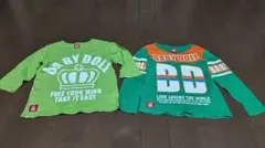 BABY DOLL 長袖Tシャツ 120cm 130cm 2枚セット