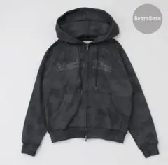 マーティンキム　サークルロゴフード付きパーカー　MATIN KIM 一回使用美品 Matin Kim] MATIN KIM LOGO COATING JUMPER 正規品 韓国ブランド