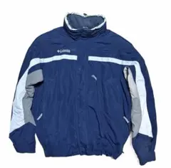 Columbia フード付き ナイロン ジャケット 内フリース アウトドア