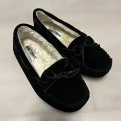 MINNETONKA ブラックモカシン
