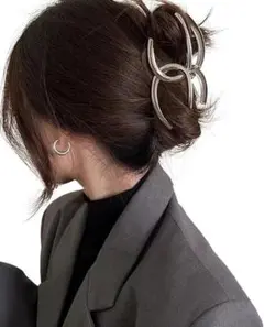 ヘアクリップ バンスクリップ 髪留め 髪飾り オフィス シンプル