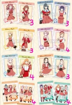 学園アイドルマスター クリアファイル ローソン 8種 新品未使用 学マス