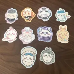 ちいかわダイカットステッカー　10枚セット　美品