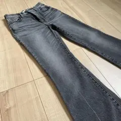 【新品未使用】moussy フレアパンツ デニム サイズ24のサムネイル