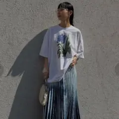 AMERI DROOP FLOWER BIG TEE フラワー 花柄 Tシャツのサムネイル