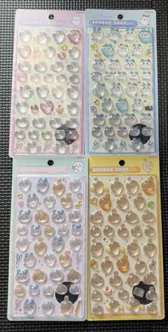 正規品　ちいかわ 　ボンボンドロップシール　第1弾 全４種　コンプリー