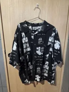 【希少デザイン】BOTT 半袖シャツ XXL ブラック 良品