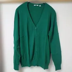 グリーン カーディガン