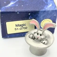 セランゴール ピューター 錫製置物 うさぎ 帽子 ヴィンテージ 希少 小物のサムネイル