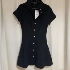 ブラック 半袖ミニワンピース ZARA